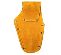 Borsa porta attrezzi in pelle per trapano elettrico, fondina in pelle bovina resistente con fibbia in metallo, 280 x 170 mm, custodia da cintura da lavoro per edilizia, lavorazione del legno