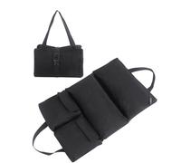 Borsa porta attrezzi in tela design arrotolabile con più scomparti con cerniera