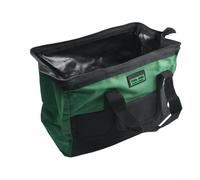 Borsa porta attrezzi in tessuto Oxford multi tasca per elettricisti con rinforzo e layout ottimizzato dello spazio per attività quotidiane di trasporto degli attrezzi (40,6 cm)