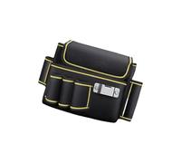 Borsa porta attrezzi in tessuto Oxford resistente, organizer per la gestione degli attrezzi, per tecnici professionisti e appassionati di artigianato, multi tasca