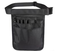 Borsa porta attrezzi leggera e impermeabile con fibbie resistenti per una chiusura sicura, Nero