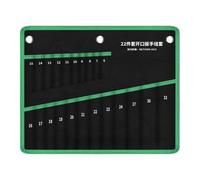 Borsa porta attrezzi multiuso arrotolabile con cerniera e 22 tasche per riporre