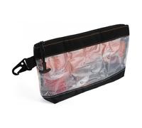 Borsa Porta Attrezzi Trasparente, Astuccio PVC Con Zip E Gancio Metallico | Borsa Porta Attrezzi, Borsa Attrezzi Lavoro Impermeabile e Antistatico, Astuccio Piccolo Gancio In Metallo