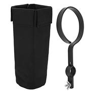 Borsa Porta Bacchette Impermeabile Borse per Bacchette Resistenti All'usura Custodia per Bacchette di Grande Capacità Robusta Fissa per Batteria Supporto per Musica Nero