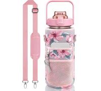 Borsa porta borracce, Bottiglia d'acqua for materiale da immersione | Scenario di utilizzo multicolore: palestra fitness sport all'aria aperta(Pink Print)