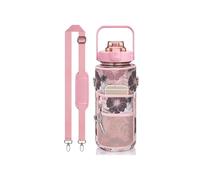 Borsa porta borracce, Bottiglia d'acqua for materiale da immersione | Scenario di utilizzo multicolore: palestra fitness sport all'aria aperta(Pink Flower)
