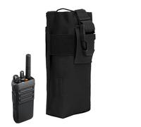 Borsa Porta Bottiglia d'Acqua - 600D Nylon Regolabile Holder Pouch Black Multiuso Walkie Talkie Case Radio Duty Belt Light Outdoor Gear | Sport Idratazione Accessorio per Running Cyc