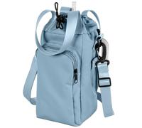 Borsa porta bottiglia d'acqua con tasca per telefono per Stanley da 1,18 l, con tracolla regolabile, accessorio per escursionismo, palestra, tifosi Stanley, regalo blu