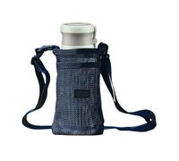 Borsa porta bottiglie d'acqua - Borsa per bottiglia d'acqua con cinghia | Corda regolabile per bere Cup Sleeve per viaggi zaino in spalla fitness campeggio passeggiate scuola, blu navy, Refer to