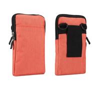 Borsa Porta Cellulare Tracolla Piccola, Fondina Cellulare da Cintura Uomo, Zipper Borsetta Marsupio Tracolla Telefono Borse Viaggio Portatutto Uomo Custodia Pochette Borsa con Portacarte Moschettone