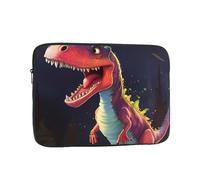Borsa porta computer portatile antiurto - per viaggi, spostamenti, ufficio, uso quotidiano - per uomini e donne con stampe di dinosauri dalla bocca grande