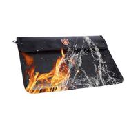 Borsa porta documenti ignifugo con strato esterno resistente al fuoco e strato interno di blocco del segnale, impermeabile e ermetico per riporre a lungo termine (L)