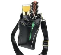Borsa porta forbici con cintura for parrucchieri, parrucchiere, barbiere(Black)