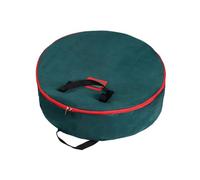 Borsa porta ghirlande - Ghirlanda natalizia da 60 cm | Borsa con cerniera Contenitore grande per ghirlanda | Borsa portaoggetti per organizer addensato con maniglia rinforzata per l'organizzazione del