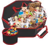 Borsa Porta Ghirlande Organizer Giocattoli Oxford 600D Rinforzato 76x20 cm Nero