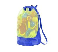 Borsa Porta Giochi Spiaggia Grande e Pieghevole,1 pezzi,Grande Borsa Lunga Durata per Sabbia Nuotare e Piscina e Deposito Giocattoli Bambini da Sabbia e Acqua,Blu