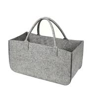 Borsa porta legna Borsa in feltro for legna da ardere multicolore(Grey)