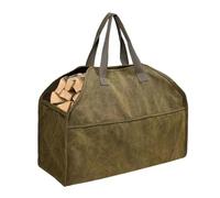 Borsa porta legna Cesto porta legna da ardere in tela con organizer