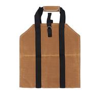 Borsa porta legna da ardere portatile grande e impermeabile in tela cerata, per la registrazione del giardino