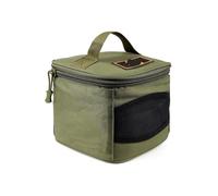 Borsa porta mulinello per accessori da pesca, resistente tessuto Oxford verde, per attrezzatura da pesca serie 500-10000 (verde)