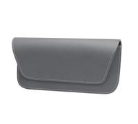 Borsa porta occhiali per auto in pelle Napa Texture 3064 (grigio)