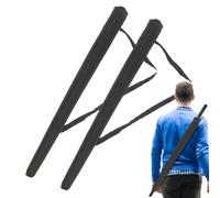 Borsa Porta Ombrello Set 2 Tessuto Impermeabile Tracolla Regolabile Supporto Portatile Trasporto Lungo Parapioggia 64-80cm Auto Esterno Golf Campeggio Escursionismo Protezione Anti-Gocc