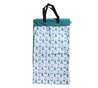 Borsa porta pannolini multiuso, borsa asciutta e bagnata di grande capacità, organizer da viaggio di grandi dimensioni con doppie tasche per pannolini, costumi da bagno, cosmetici (ES068-EF401)