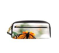 Borsa Porta Penne Butterfly On A Flower Astucci Aesthetic Cancelleria Portamatite Con Scomparti Astuccio Per Ufficio Adolescente Studenti