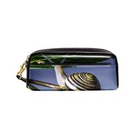 Borsa Porta Penne Snail On The Leaves Astuccio Per Matite Portatile Portapenne Durevole Scatola Di Cancelleria Per Scuola Università Ufficio