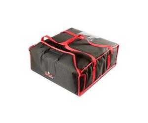 Borsa Porta Pizza 52x52x20 cm in Cordura Regina Nera