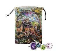 Borsa porta ponti Tarocchi - Borse da gioco per tarocchi con stampa double face - Borse da gioco per tarocchi, sacchetti in velluto, sacchetto regalo per cristalli, dadi e gioielli, Sxf13#, Se référer