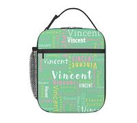 Borsa Porta Pranzo Personalizzabile con Foto e Scritte, Portatile Borsa Termica Pranzo al Sacco con Rivestimento Isolante a Prova di perdite Per Scuola, Ufficio, Lavoro, Picnic , DIY Disegna il Tuo