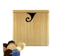 Borsa porta quadrata - scatola portaoggetti per gancio fatto a mano, grande capacità | organizzatore decorativo tessuto e uncinetto, supporto portatile Workshop fai da te Organizzazione