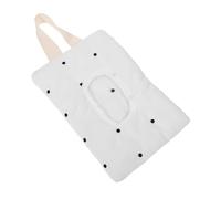 Borsa Porta Salviette Umide per Bebè, Cotone Beige Punto | Compatta e Portatile, Pratica da Appendere, per Auto e Uso Quotidiano, Design Adorabile a Pois