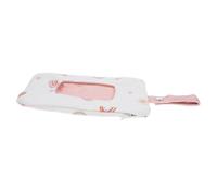 Borsa Porta Salviette Umidificate Riutilizzabile da Viaggio Bianca | Fazzoletti e Salviette per Bambino Bambina, Sottile e Pieghevole, Gancio da Appendere al Passeggino