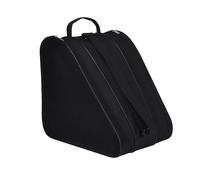Borsa porta scarponi sci Borsa per pattini a rotelle, scarpe da ghiaccio, tessuto Oxford, scarponi sci e neve, multiscomparto, tracolla per pattinaggio sul per sport Borse per scarponi da sci(Black)