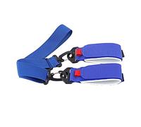 Borsa porta scarponi sci Cinghia porta bastoncini da sci, cinghia di fissaggio, tracolla resistente per snowboard, per skateboard, sport invernali all'aria aperta Zaino per scarponi da sci(Blue)