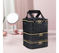 Borsa porta smalto a 3 livelli per strumenti da manicure, strumento da