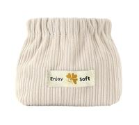 Borsa Porta Trucchi In Velluto A Coste - Mini Custodia In Morbido Tessuto Di Velluto, Organizer Tascabile Elastico Con Chiusura Automatica, Contenitore Portatile Per Gioielli Per Rossetto, Portamonete