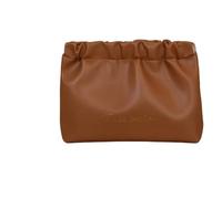 Borsa porta trucchi Portable Girl Makeup Bag Women Handbag Pouch Toiletry Bag Make Up Organizer Case Waterproof Wash Kit Travel Cosmetic Bag(C-large brown)