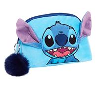 Borsa porta trucchi Stitch per donne e ragazze, astuccio Disney a doppia faccia in velluto per cosmetici e articoli da toeletta