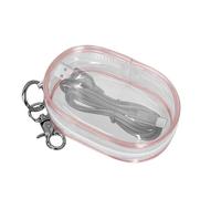 Borsa portacavi - Borsa portaoggetti da viaggio trasparente per cavo dati | Scatole portaoggetti per cuffie portatili, custodia multifunzionale, organizer per caricabatterie per telefono cellulare,