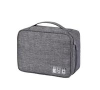 Borsa portacavi impermeabile Organizzatore elettronico digitale portatile Caricabatterie for linea dati Borsa portacavi da viaggio Organizzatore for cavi Organizer Cavi(26.5x10x20cm gray)