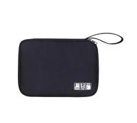 Borsa portacavi impermeabile Organizzatore elettronico digitale portatile USB Data Line Caricabatterie Spina Custodia portacavi Organizzatore da viaggio Organizer Cavi(24x17x3.5cm black)
