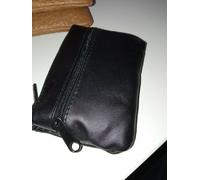 Borsa Portachiavi Di Pelle Con 2 Tasche Cartella per Monete, Soldi E Chiavi