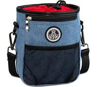 Borsa portacrocchette cani premium, la borsa a tutto tondo per premietti per cane. Borsa addestramento cani e cuccioli. Dispenser sacchettini per cani