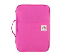 Borsa Portadocumenti A4 Multifunzionale, Organizer con Cerniera, in Tessuto Oxford Impermeabile, con Opzioni di Colore Viola, Nero, Rosato, Arancione, Verde Chiaro Rosso Rosato