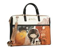 Anekke Porta documenti Alma - Design elegante e imbottito | Tasche organizer e manico reversibile - Dimensioni: 40x30x5 cm - Accessori e accessori donna, Vari
