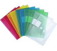 Borsa portadocumenti con chiusura EXXO by HFP A6 orizzontale, 10 pcs 160 mm x 120 mm Multicolore, 10 Pezzi