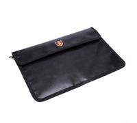 Borsa portadocumenti ignifuga e impermeabile con schermatura elettronica del segnale, porta documenti resistente al fuoco, gioielli, telefoni e oggetti di valore (L)